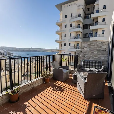 Amazing Seaview Duplex Penthouse * סיינט פול ביי