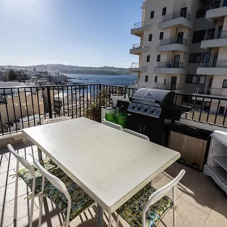 Apartment Amazing Seaview Duplex Penthouse St. Paul's Bay